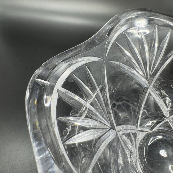 Marquis Waterford Honor Clear Glass Crystal Bowl Dish Heavy Marked On Bottom - Picture 10 of 15
